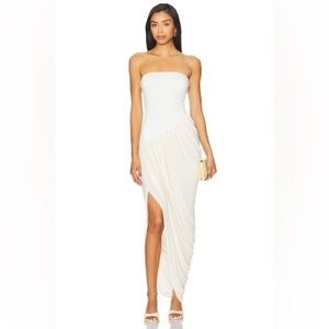 Camila Coelho Strapless White Dress